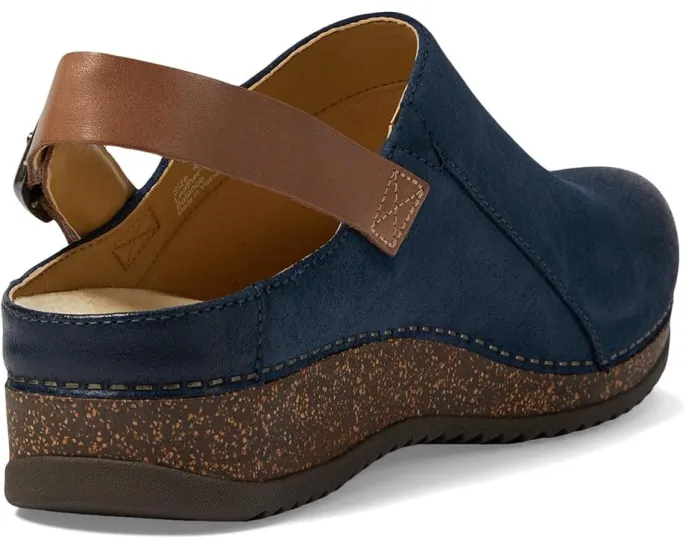 Клоги Dansko Merrin с регулируемым ремешком на пятке и пробковой подошвой