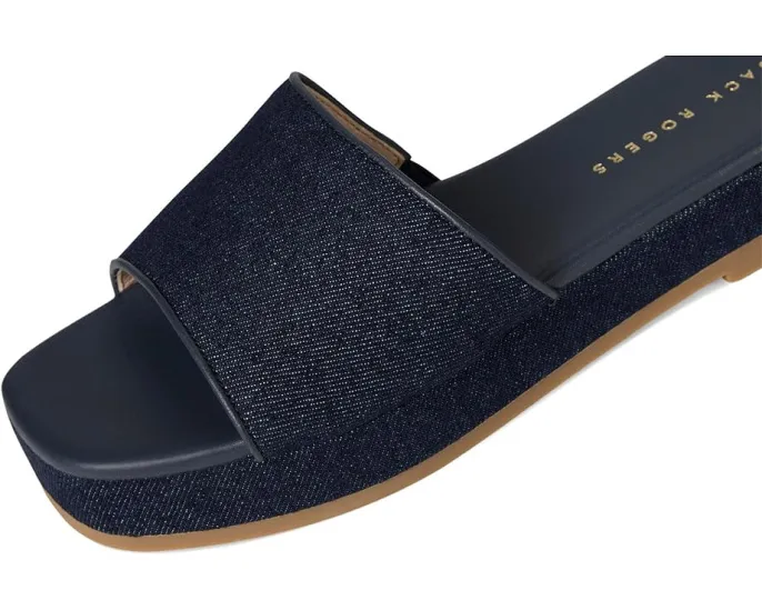 Сандалии Jack Rogers Bay Flatform на платформе с верхом из кожи и подошвой из резины
