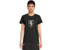 Футболка PUMA Scuderia Ferrari Tonal Shield с круглым вырезом
