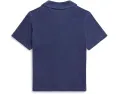Детская рубашка Terry Camp Shirt от Polo Ralph Lauren в синем цвете