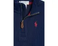 Polo Ralph Lauren водолазка Estate-Rib 3/4 с молнией для малышей