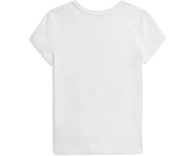 Polo Ralph Lauren футболка из хлопкового джерси с мишкой