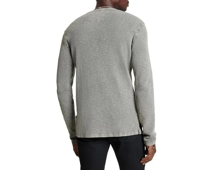 Свитер John Varvatos MEMPHIS WAFFLE HENLEY с пуговицами