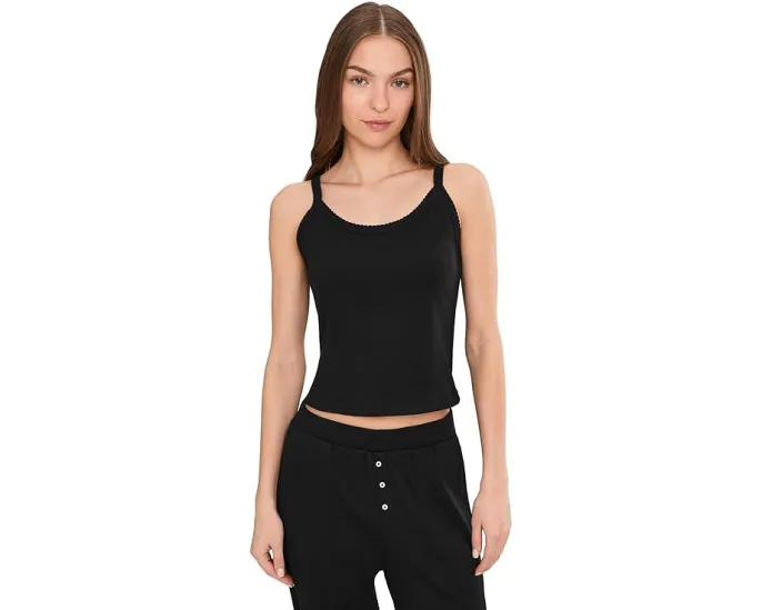 Майка Dream Rib Cami с рельефной резинкой и вырезом лодочкой от PACT