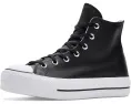 Converse Chuck Taylor All Star высокие кожаные кроссовки на платформе
