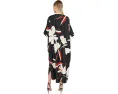 Natori Кафтан Kami Caftan с принтом черный