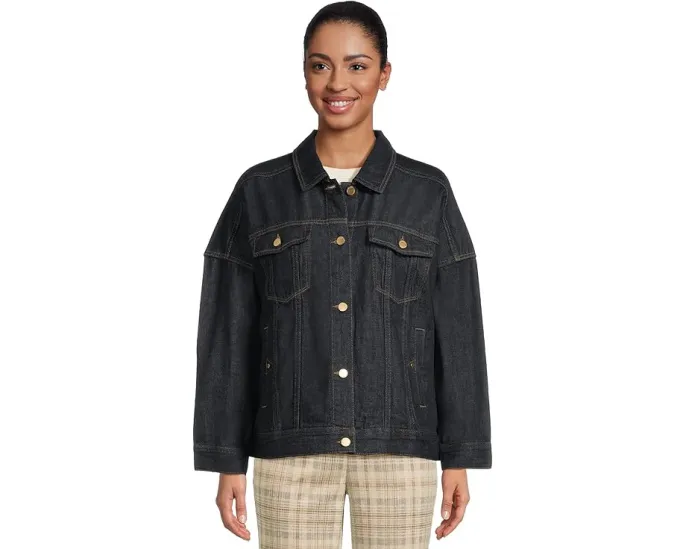 Джинсовая куртка Liverpool Los Angeles с заниженной линией плеча