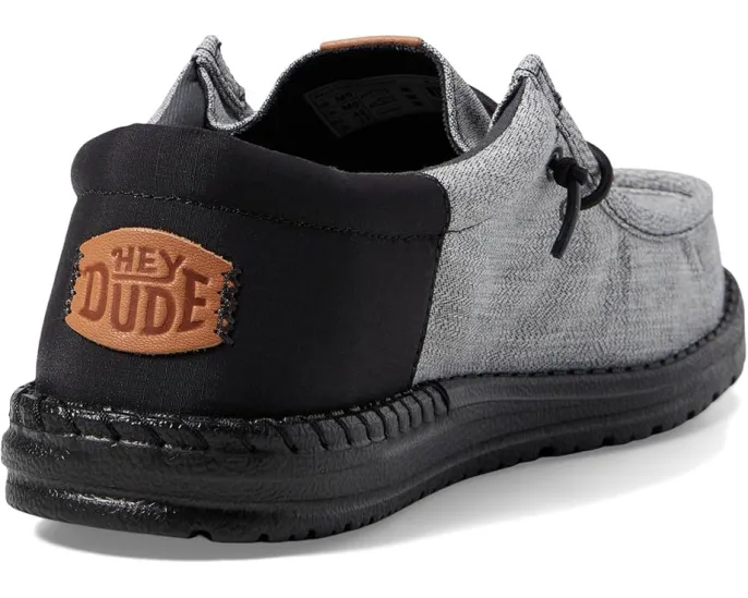 Hey Dude Wally Funk Nylon Craft лоферы из текстиля с двухтонным дизайном