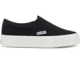 Superga 2740 платформенные слипоны из хлопкового канваса