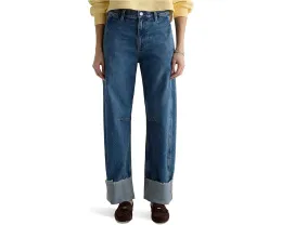 Джинсы Mercer High-Rise Cuffed Barrel с высокой посадкой и манжетами в цвете 11 Years Enrich от AG Jeans