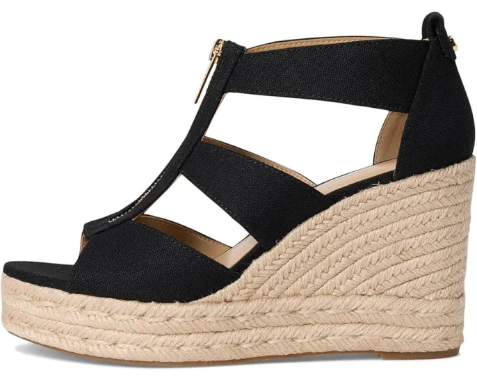 Сандалии Etta Wedge на танкетке с платформой из джута MICHAEL Michael Kors