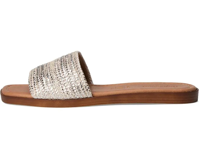 Металлизированные босоножки Palms Perfection от Seychelles с плетеной бретелью