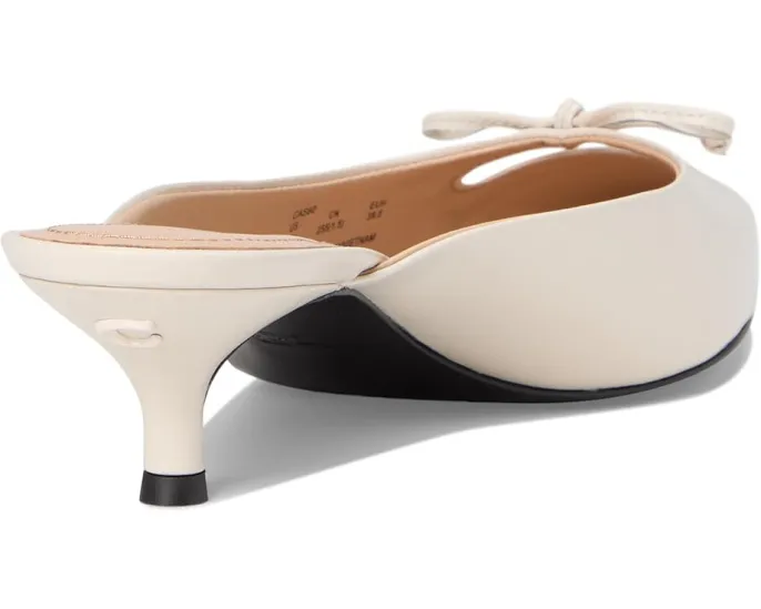 Туфли-мюли COACH Runway с острым носком и бантом на союзке