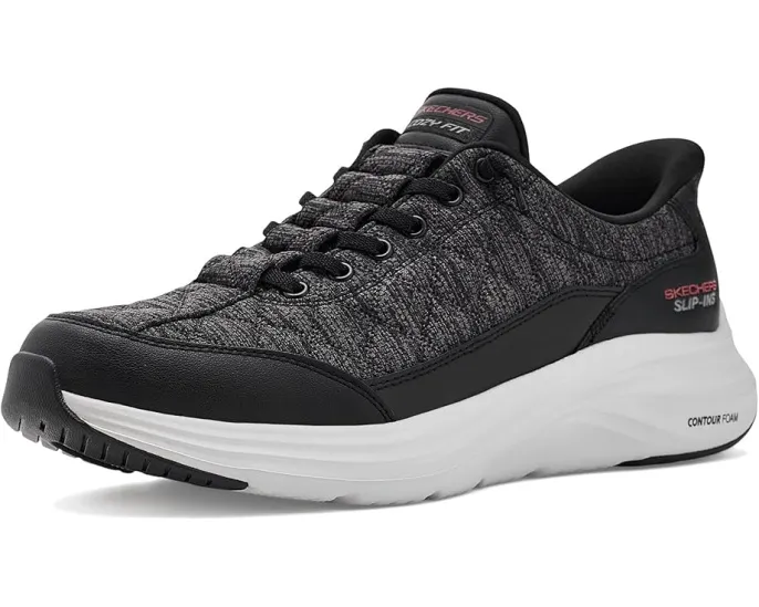 Кроссовки Skechers Contour Foam Cozy Fit без рук Slip-In черные
