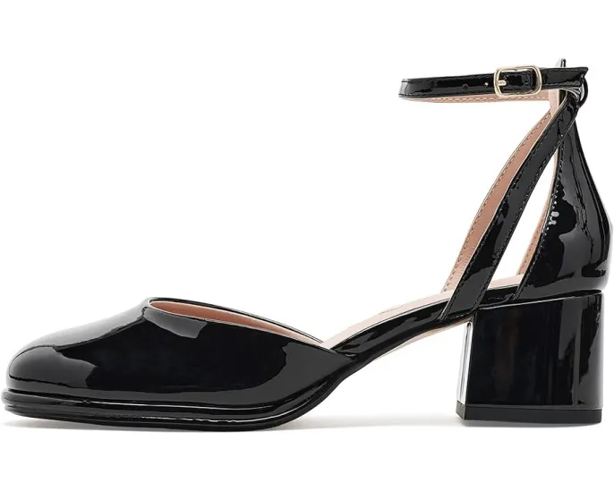 Элегантные сандалии Steve Madden Elinor с лаковой отделкой и щиколоточным ремешком