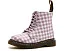 Dr. Martens 1460 Pascal детские ботинки на шнуровке с желтой строчкой и боковой молнией