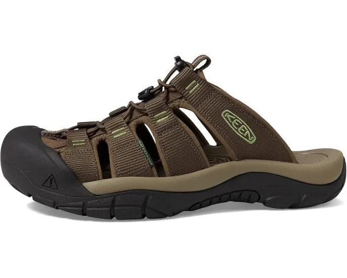 Сланцы KEEN Newport Slide с водоотталкивающим нубуком и противоскользящей подошвой