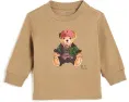 Футболка Polo Bear Ralph Lauren из хлопкового джерси для младенцев