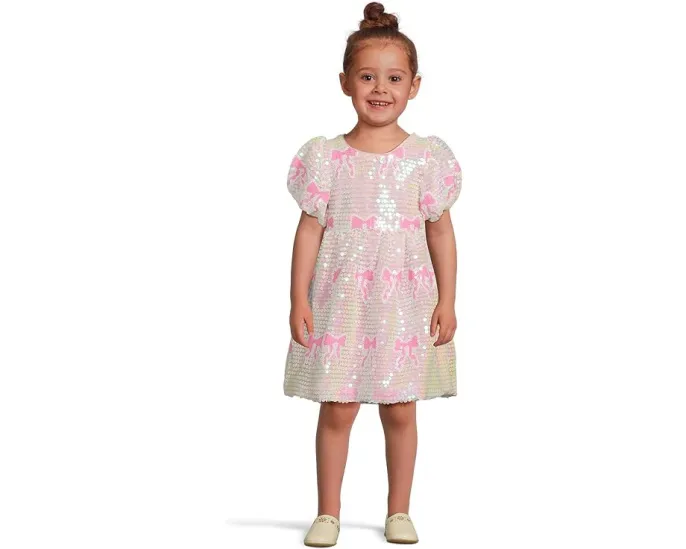 Платье Sequin Bow с пайетками и аппликациями пони от Lola and The Boys