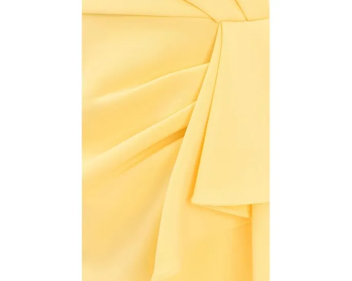 Платье миди Halter Ruffle Midi от Adrianna Papell с рюшами