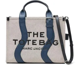Сумка-тоут Marc Jacobs среднего размера из холста с волнообразным принтом