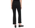 Облегающие расклешенные укороченные джинсы Madewell в цвете Black Rinse