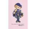 Детское хлопковое джерси платье Polo Bear от Polo Ralph Lauren