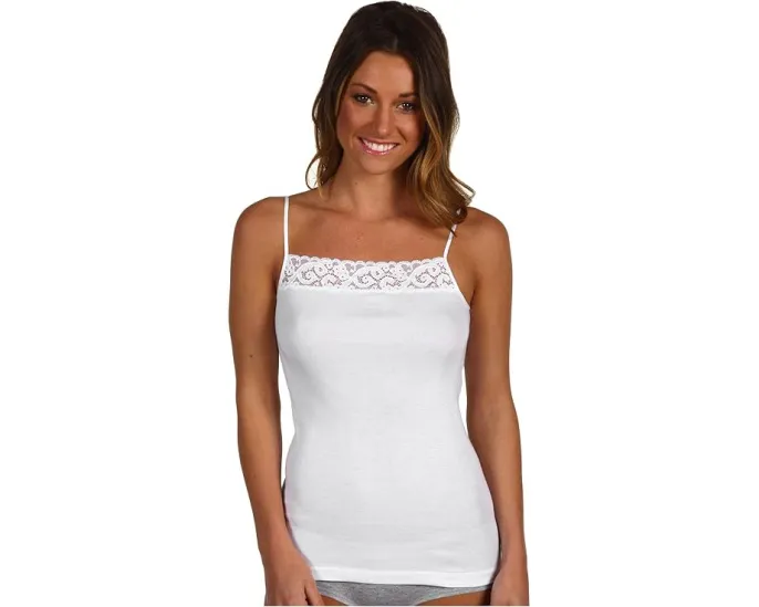 Топ на бретелях Moments от Hanro из мерсеризованного хлопка