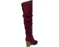 Journee Collection сапоги Kaison с плиссировкой и высоким голенищем
