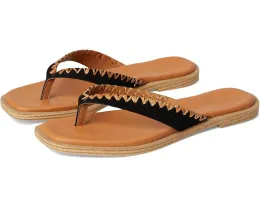 Сандалии Seychelles Island Breeze из замши с ремешками из рафии и мягкой стелькой