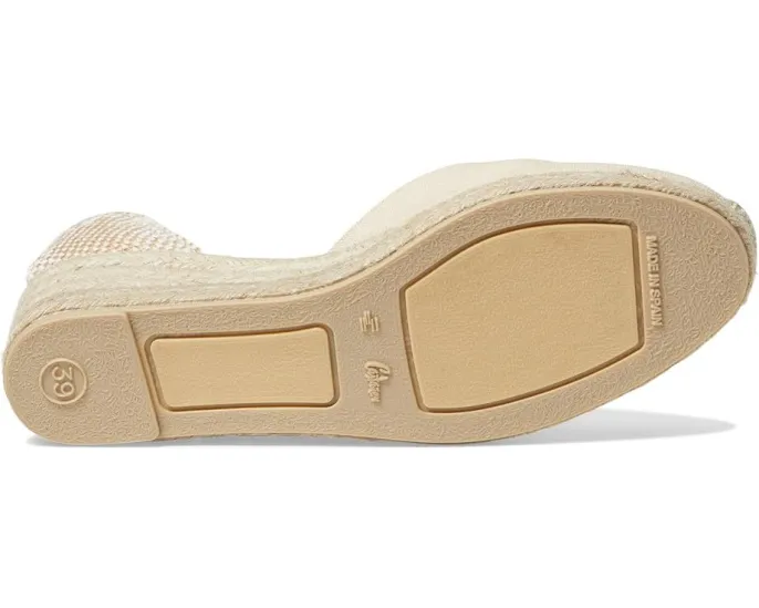 Эспадрильи Carina 30 от CASTANER с клиновидным каблуком и джутовой отделкой