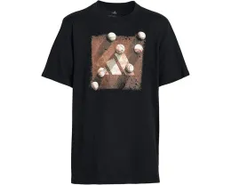 Футболка adidas Kids 3bar Baseball Plate с ярким бейсбольным принтом