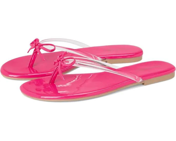 Сандалии Wish List Clear Patent V Leather от Seychelles с бантиком