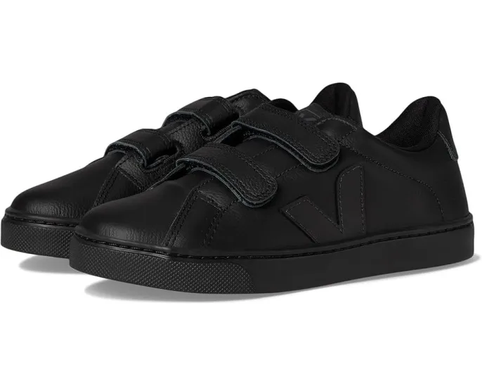 Детские кроссовки VEJA Small Esplar с кожаным верхом и застежкой на липучке
