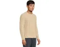 Хлопковый свитер Signature Cotton Fisherman с аутентичной вязкой и облегающим кроем