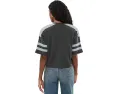 Укороченная футболка NFL Las Vegas Raiders с блестками Junk Food Clothing