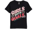 Футболка ChalkTalk SPORTS Kids для лакросса с принтом Girls With Goals