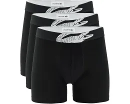 Набор из 3 боксеров Lacoste 3-Pack Crocodile Logo Boxer Briefs с логотипом крокодила