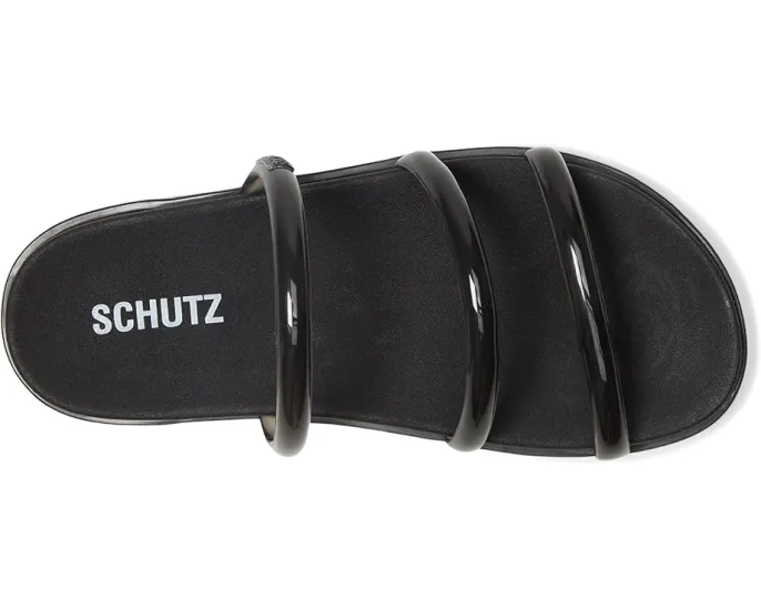 Schutz Сланцы Polly Sporty стильные с закругленным носком