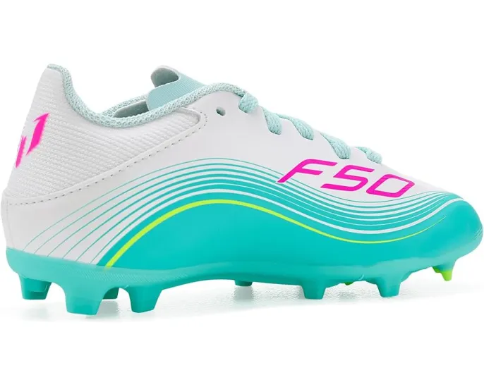 Бутсы F50 Messi League для жесткого и твердого грунта Adidas (мал/ср дет)