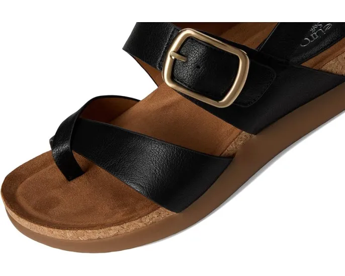 Сандалии Hampton от EuroSoft на клиновидном каблуке с пробковой стелькой