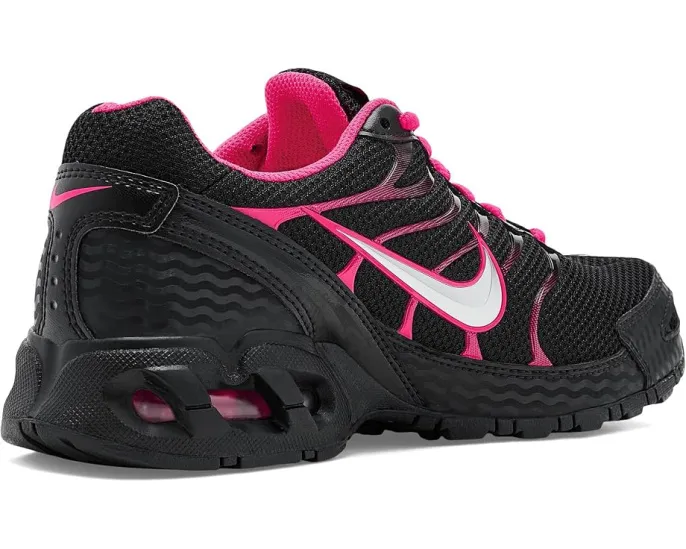 Nike кроссовки Air Max Torch 4 черные с серебристыми и розовыми вставками