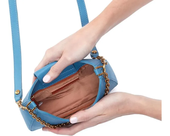 Сумка через плечо HOBO Rosa Crossbody из кожи с регулируемым ремнем