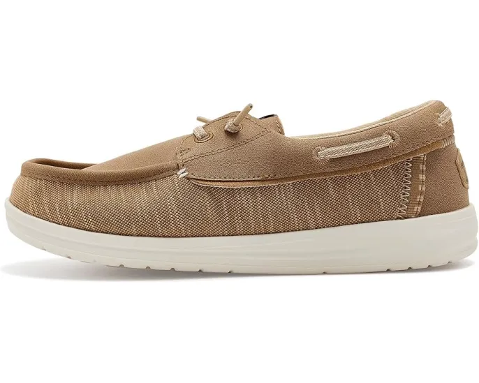 Hey Dude Kids Wells Classic легкие повседневные ботинки с эластичными шнурками