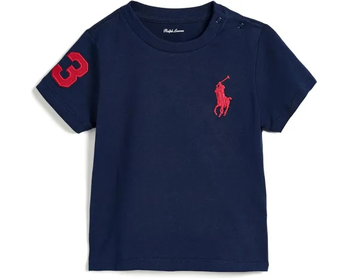Белая футболка Polo Bear Cotton Jersey Tee для детей Polo Ralph Lauren