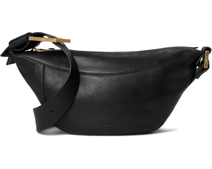 Сумка кроссбоди AllSaints Luna из мягкой овечьей кожи со скрученными швами