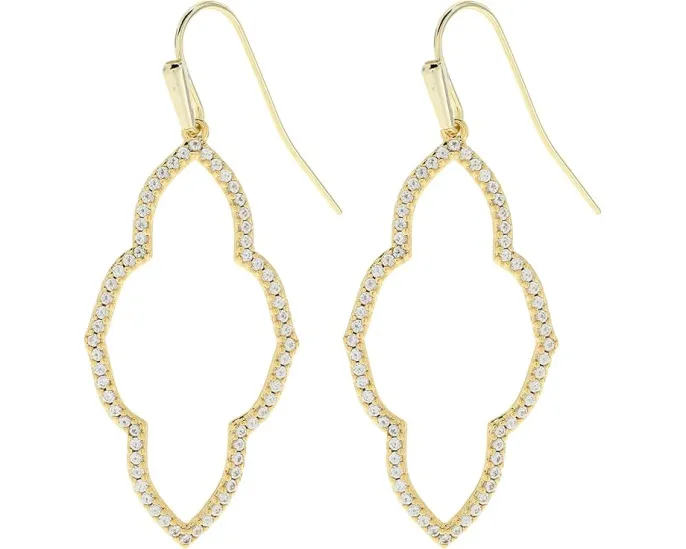 Серьги-подвески Kendra Scott Abbie Small Open Frame с открытым каркасом