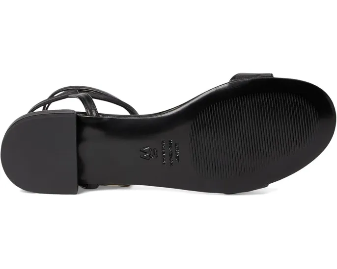 Сандалии Stuart Weitzman Nudist Wrap с регулируемым ремешком и массивным каблуком