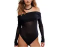 Боди Forget Me Not от Free People из сетки с открытыми плечами