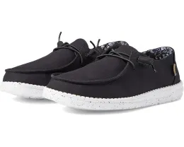 Повседневные слипоны Hey Dude Wendy Basic Wide с эластичной панелью и легкой подошвой